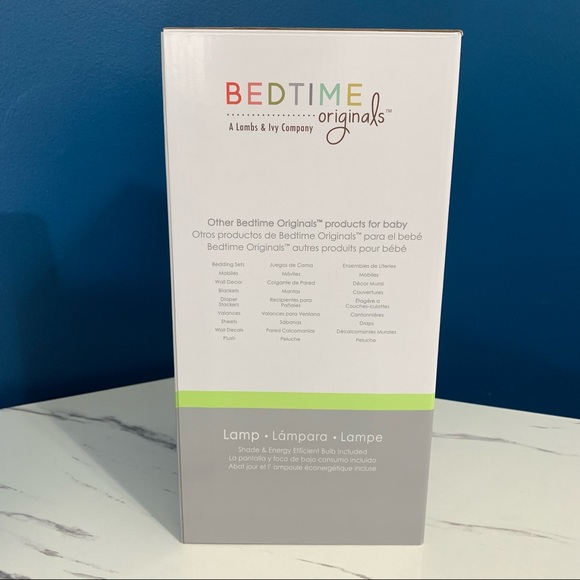 NEW LAMBS & IVY Rainbow Jungle Elephant Nursery Lamp with Shade & Bulb 243024B - Picture 10 of 13